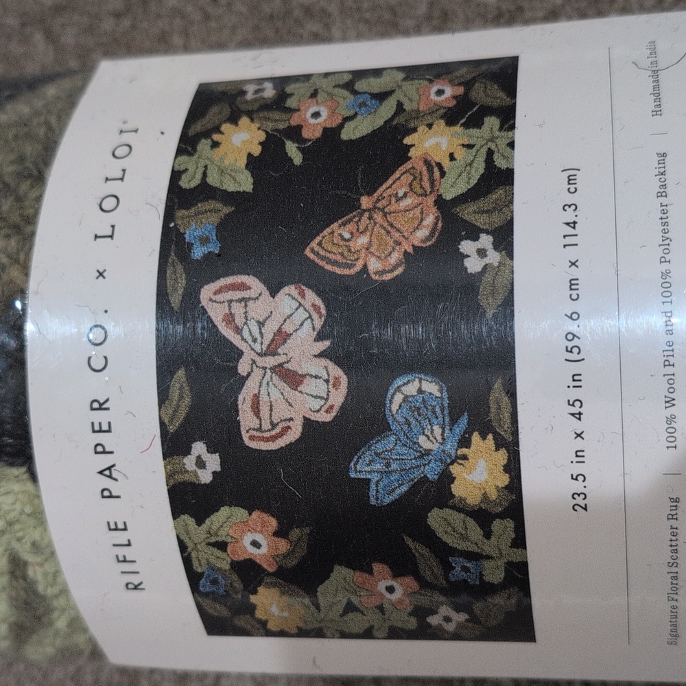 NWT Rifle Paper Co. x Loloi Rug